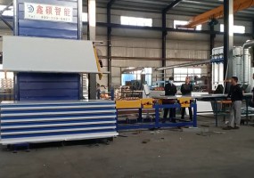 集裝箱瓦板自動(dòng)翻轉碼垛機